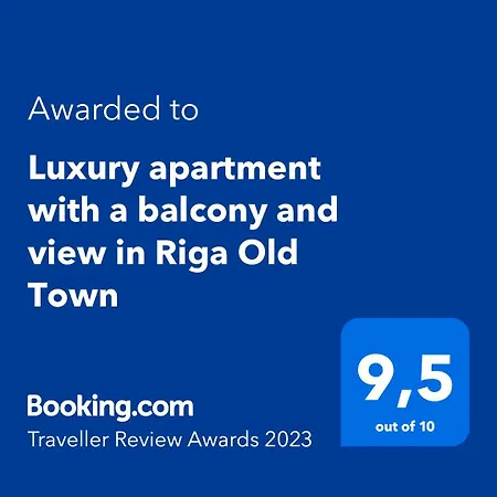 Apartament Luxury With A Balcony And View In Old Town Ryga